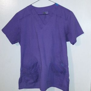 Purple scrub top